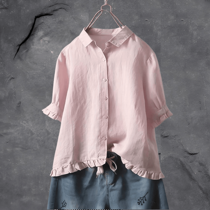 Olivia™ - Elegant Cotton Shirt