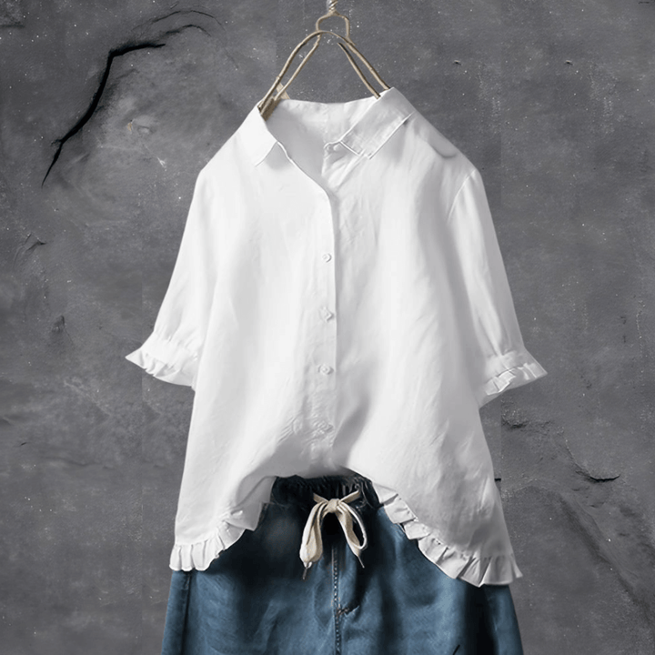 Olivia™ - Elegant Cotton Shirt