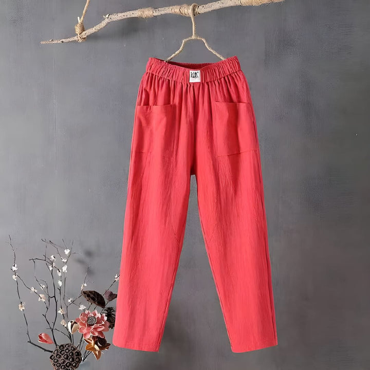 Yessa - Casual Pants in Cotton and Linen