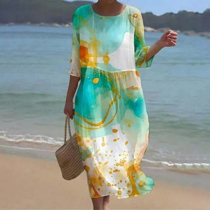 Silje™ - Abstract beach dress