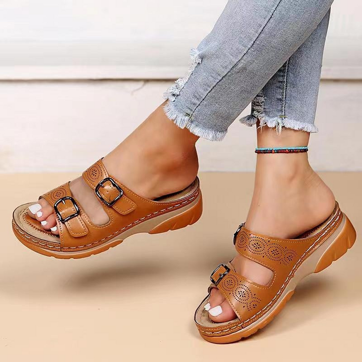 Sara - Orthopedic Leather Sandals