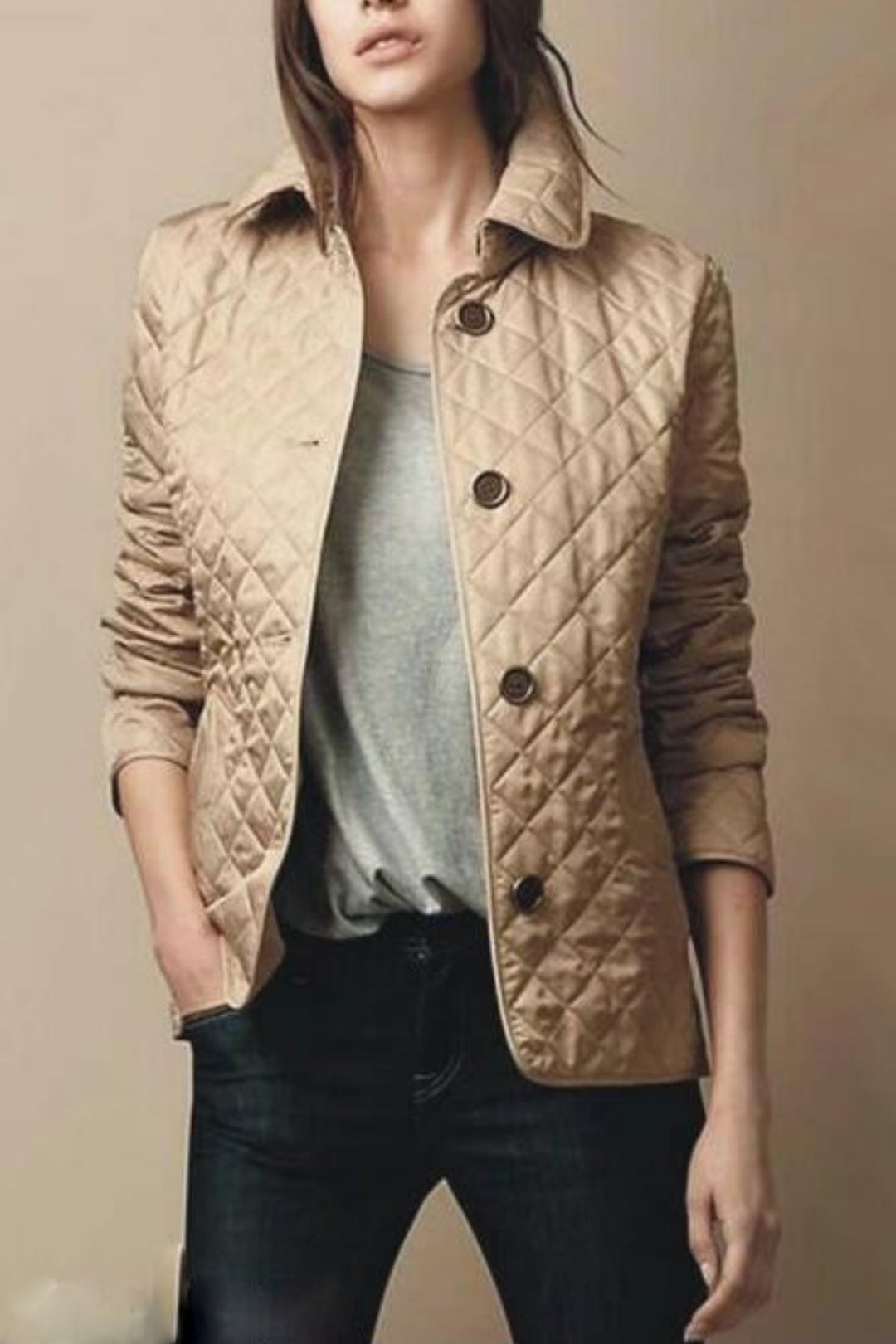 Evie Slim Silk Cotton Jacket