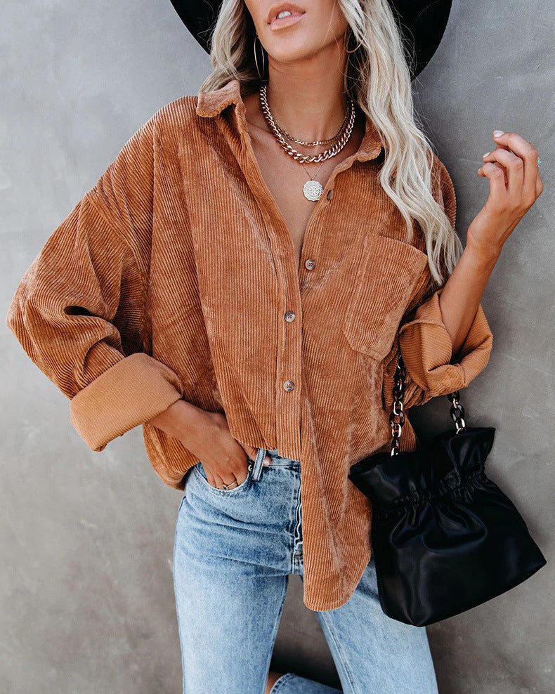 Bella | Vintage Corduroy Shirt