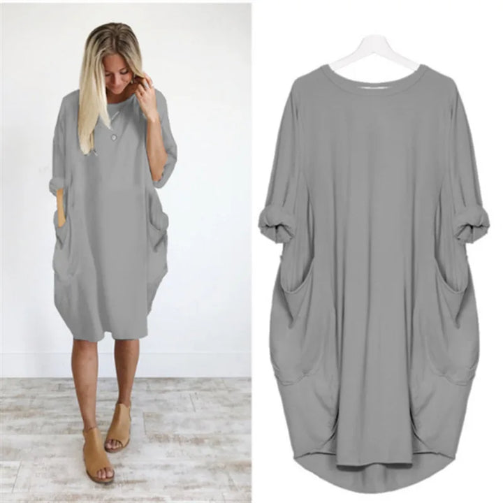 Luciana | Refined belly-covering dress