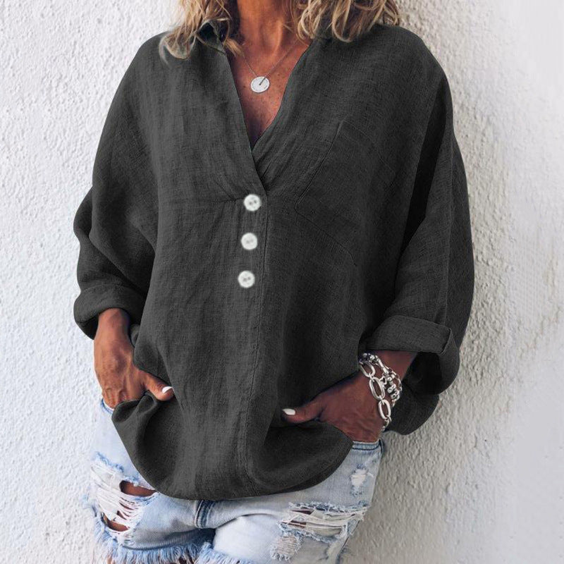 Maeve™ - Stylish Cotton - Linen Pullover