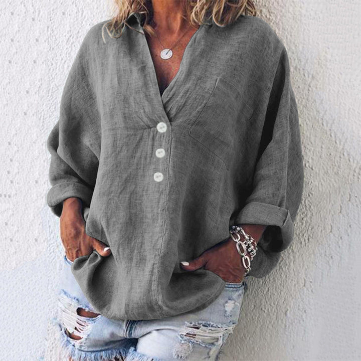 Maeve™ - Stylish Cotton - Linen Pullover