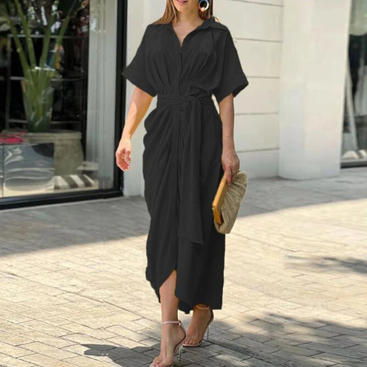 Gena™ - Elegant V-neck Dress