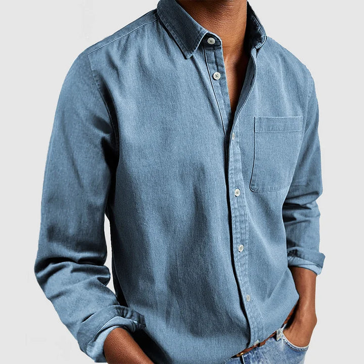 Ethan - Gentleman's Casual Cotton Basic Shirt