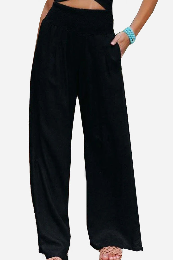 Glam - High-Waist Palazzo Pants