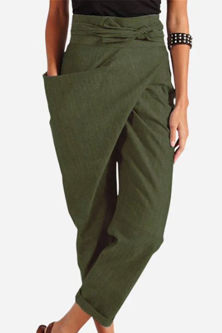 Lana - High-Waist Wrapped Comfy Pants