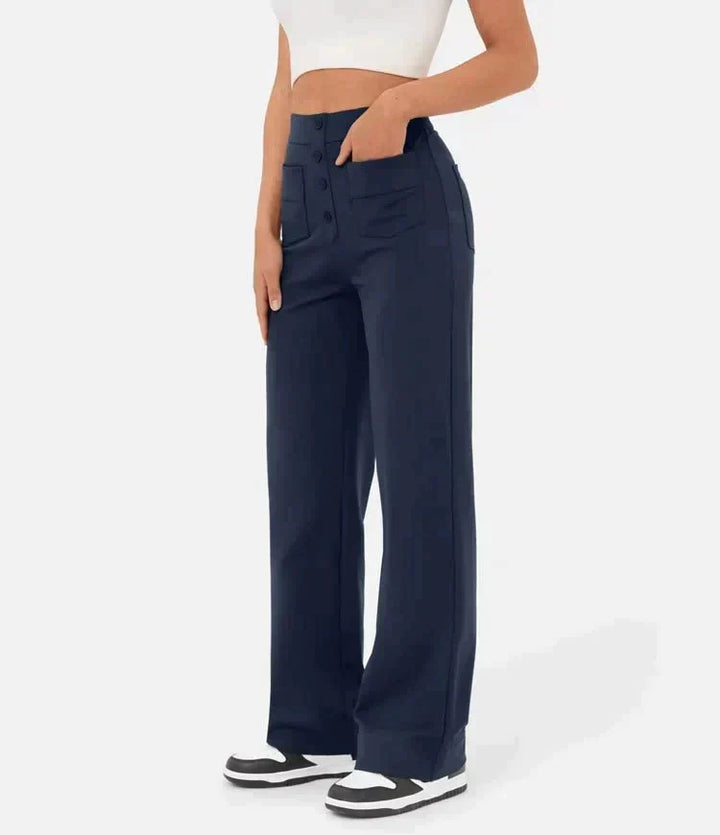 Alina - Elastic Casual Pants