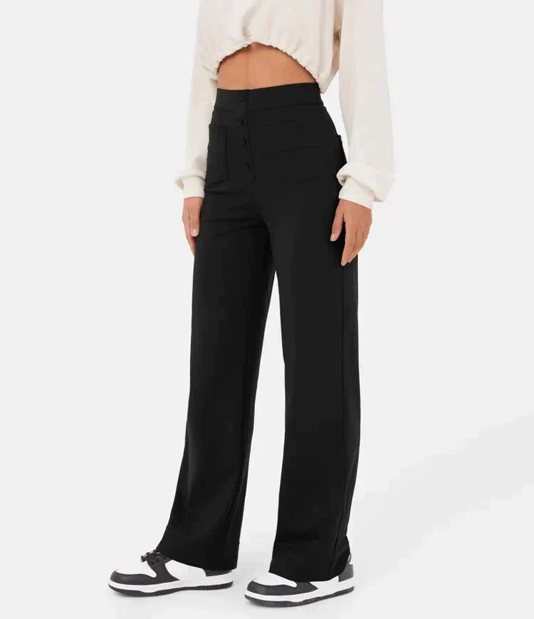 Alina - Elastic Casual Pants