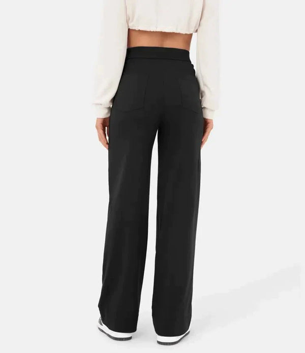 Livia - High Waisted Elastic Pants