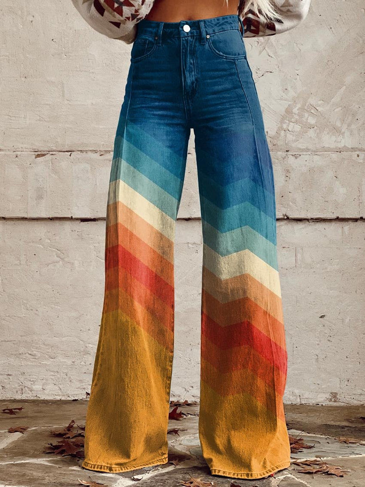 DESIA | RETRO CHEVRON TROUSERS